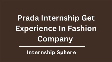 internship prada